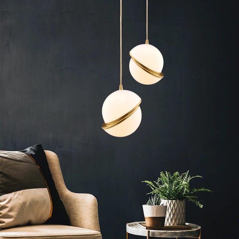 Celestial Planet Pendant Light Modern Iron Ceiling Fixture