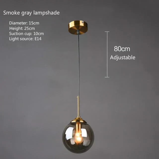 LuminaDrop Glass Pendant Light for Modern Homes and Kitchens