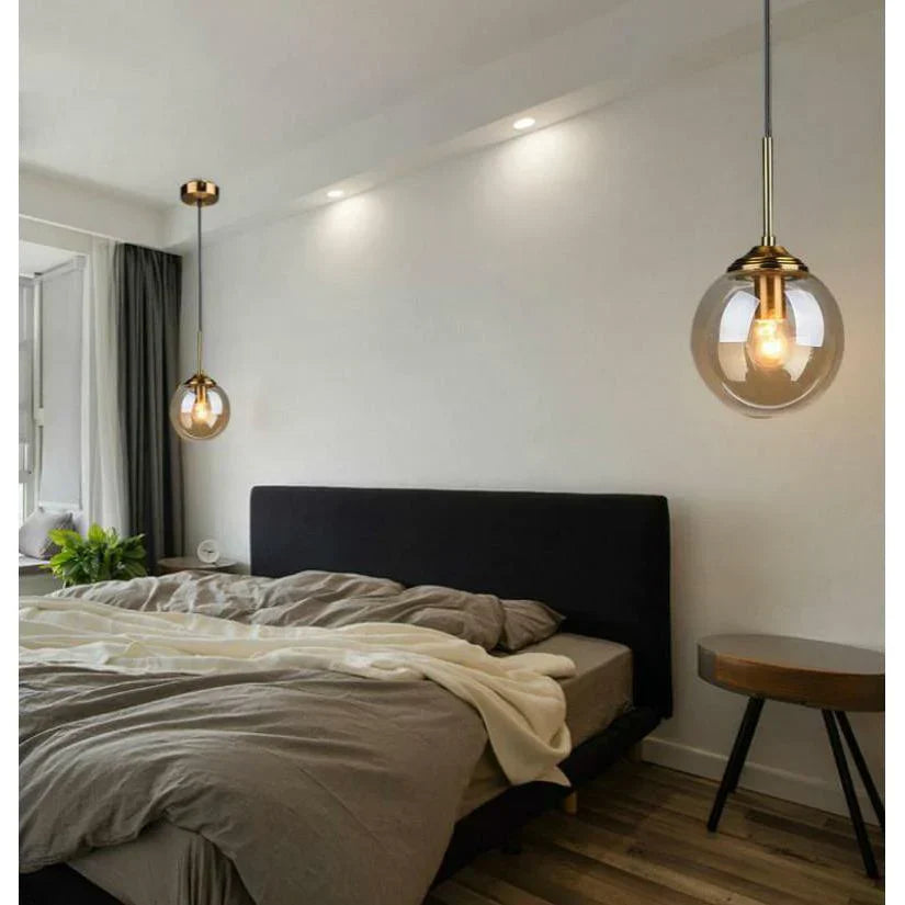 LuminaDrop Glass Pendant Light for Modern Homes and Kitchens