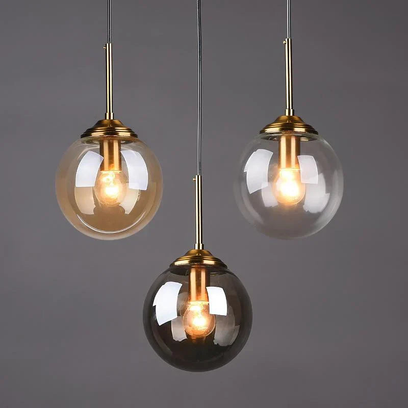 LuminaDrop Glass Pendant Light for Modern Homes and Kitchens