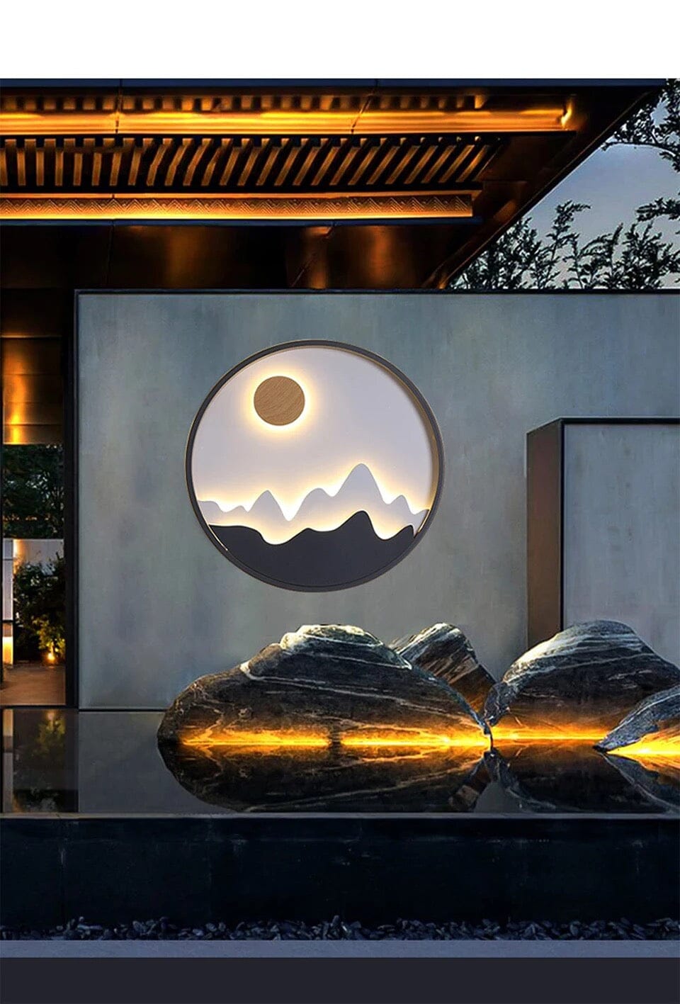 Aurora Horizon Outdoor Wall Lamp Aluminum Modern Light
