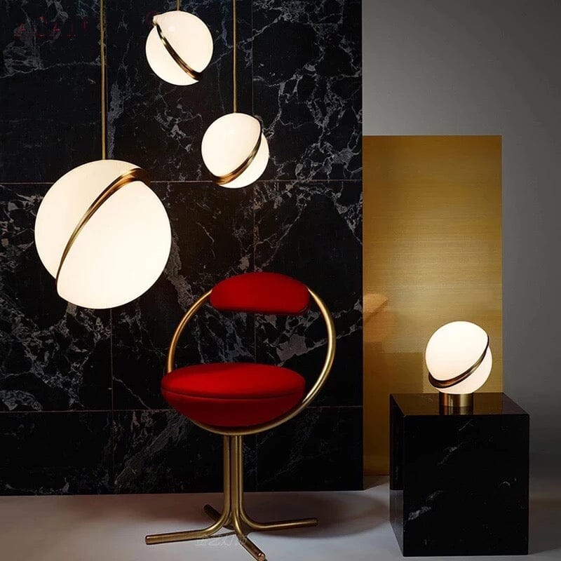 Celestial Planet Pendant Light Modern Iron Ceiling Fixture