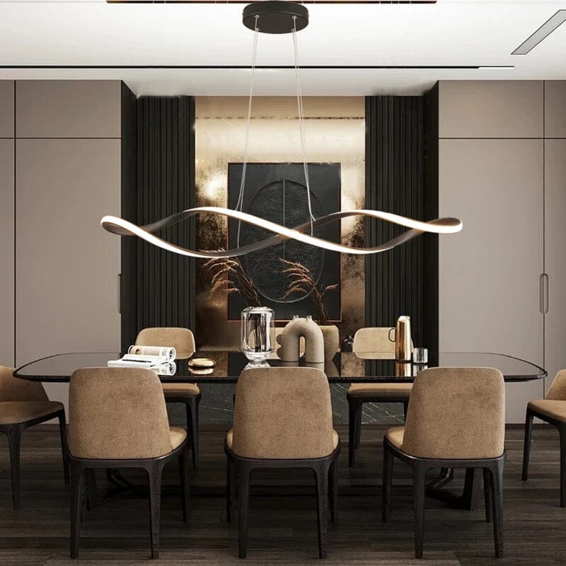 Elara Spiral Pendant Light Scandinavian Modern Nordic Design