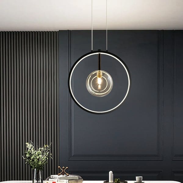 Luminette Glass Globe Pendant Light for Modern Kitchens