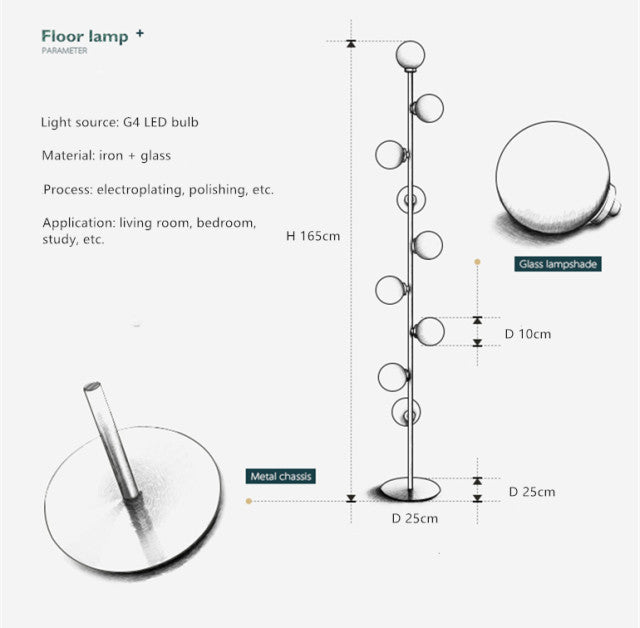 Asterra Floor Lamp Minimalist Modern Lighting For Living Spaces