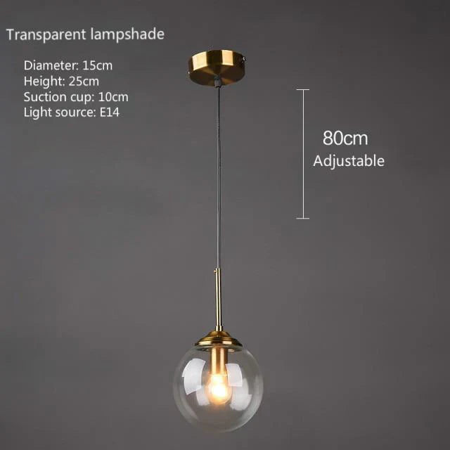 LuminaDrop Glass Pendant Light for Modern Homes and Kitchens