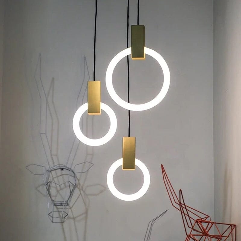 VesperHalo Ceiling Pendant Light Circular Modern Fixture