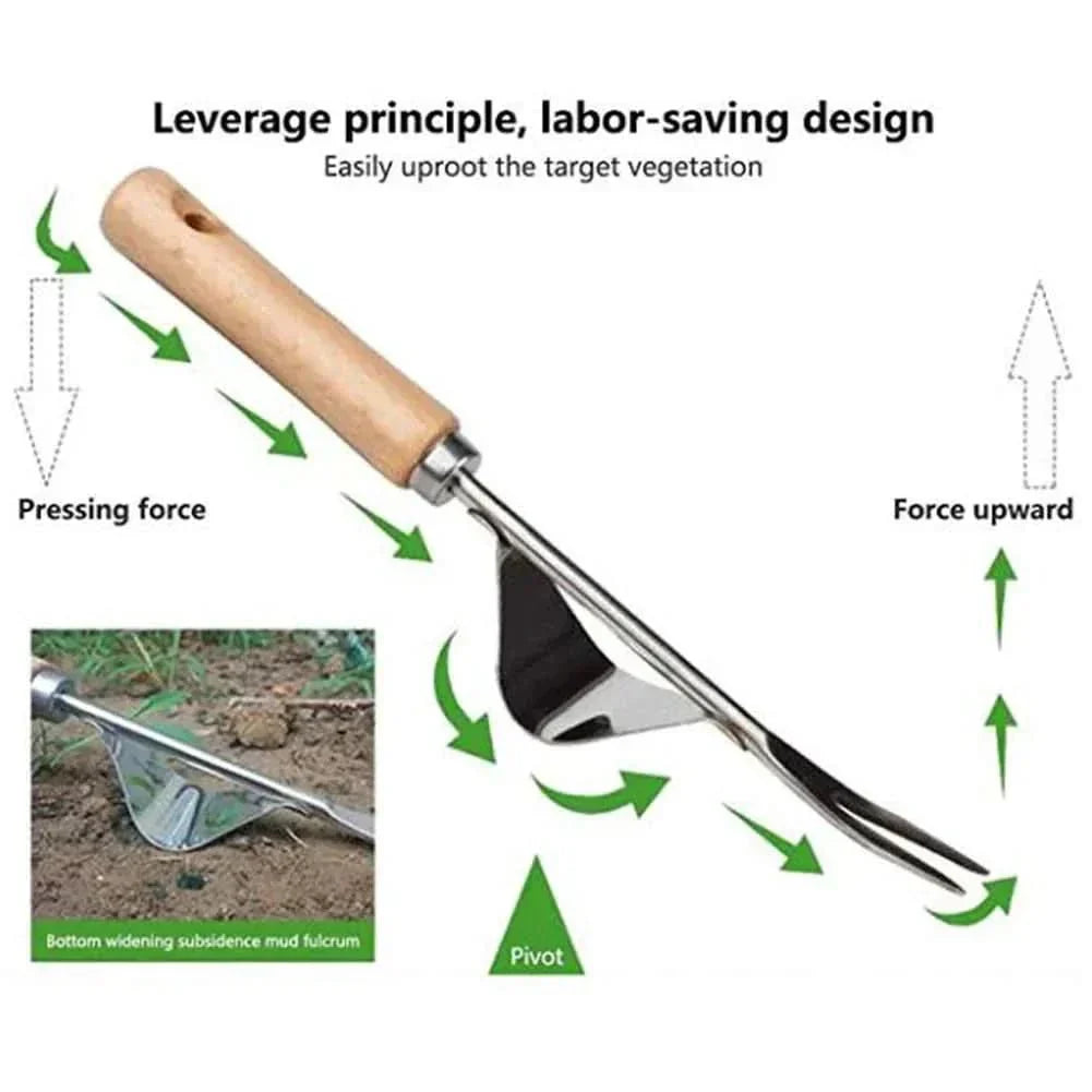 Verdant Grip precisie-onkruidverwijderaar — ergonomisch gevormde handgreep