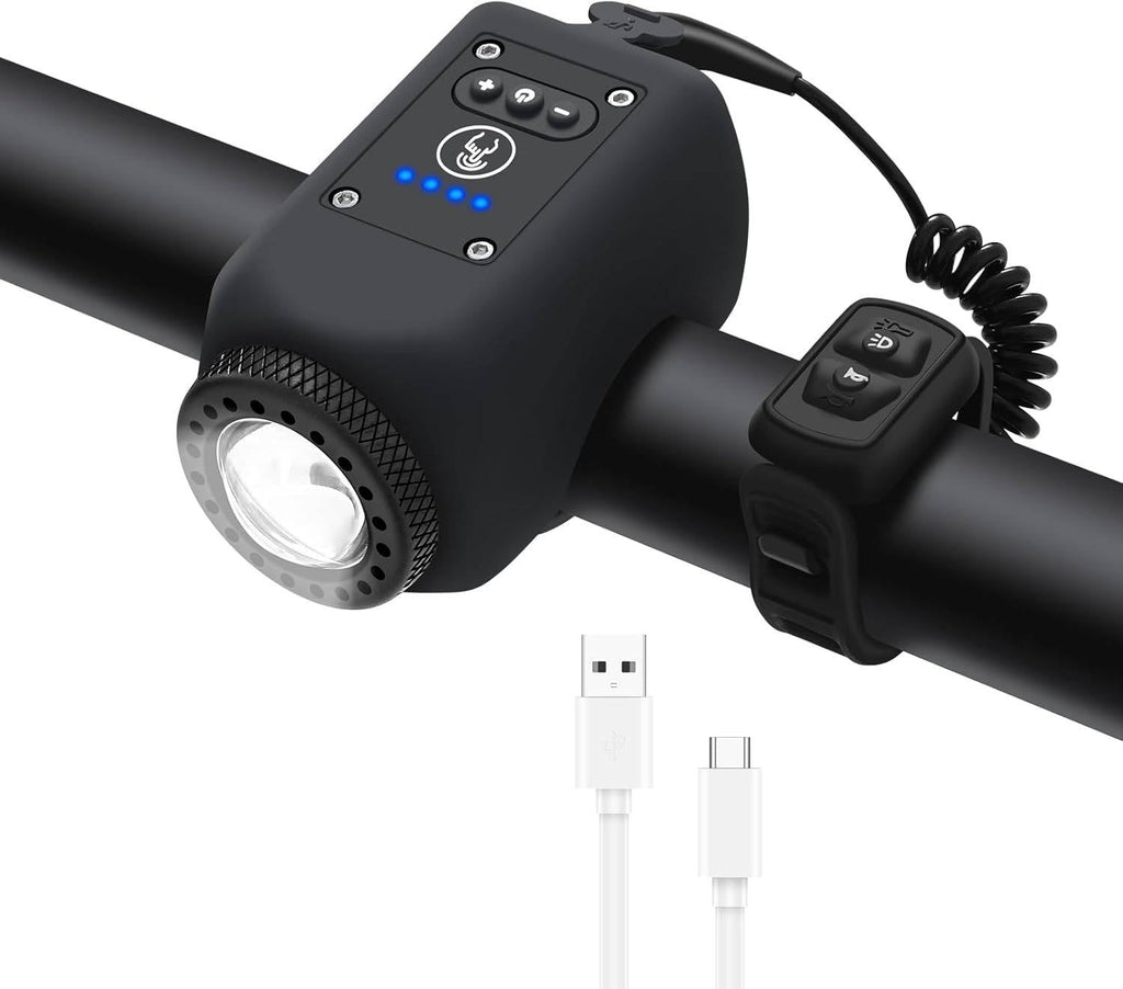 Bicycle Horn & Floodlight — 110dB Alert, 30m Visibility Range