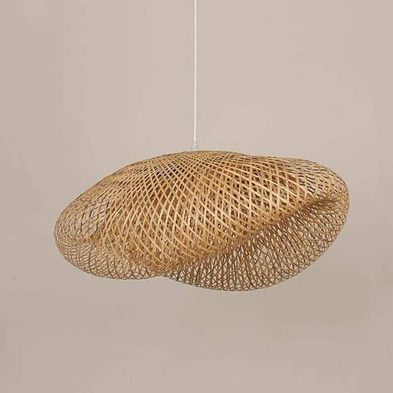 Rinwa Natural Pendant Light for Dining Room/Kitchen Island, Bamboo | ventumra