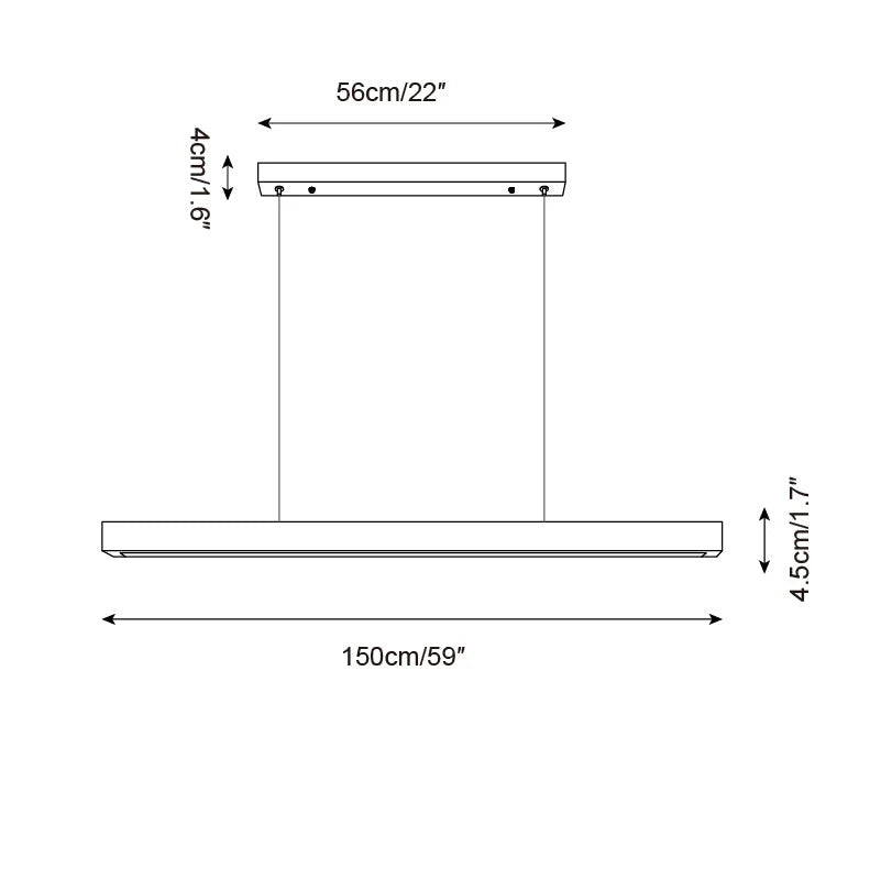 Imiror Minimalist Travertine Linear Pendant Light | ventumra