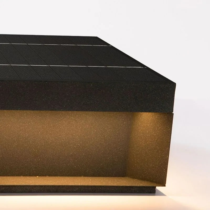 Elow Outdoor Post Lamps Modern Square Solar | ventumra