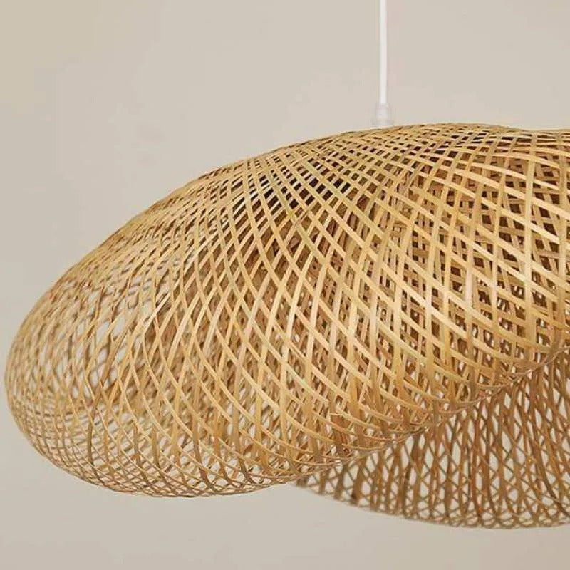 Rinwa Natural Pendant Light for Dining Room/Kitchen Island, Bamboo | ventumra