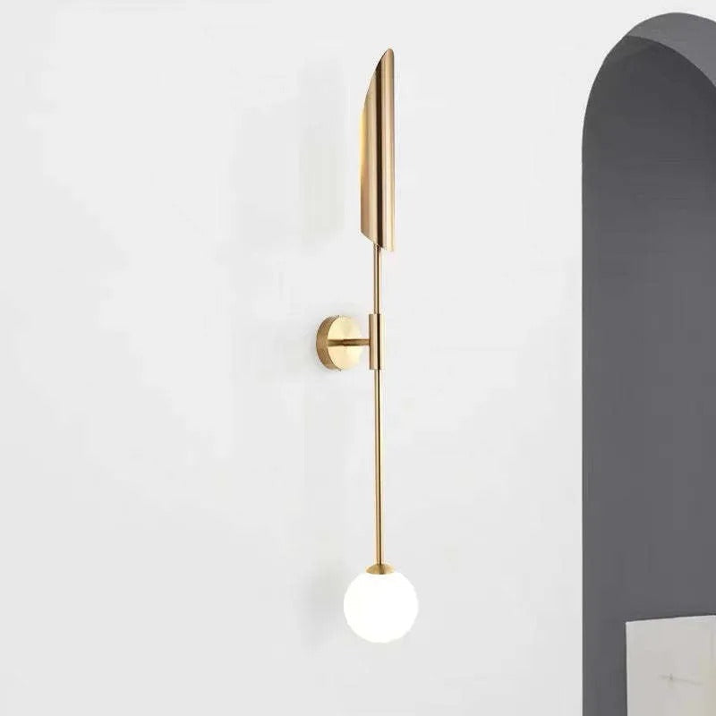 Phira Luxury Double-head Golden Scabbard Wall Lamp | ventumra