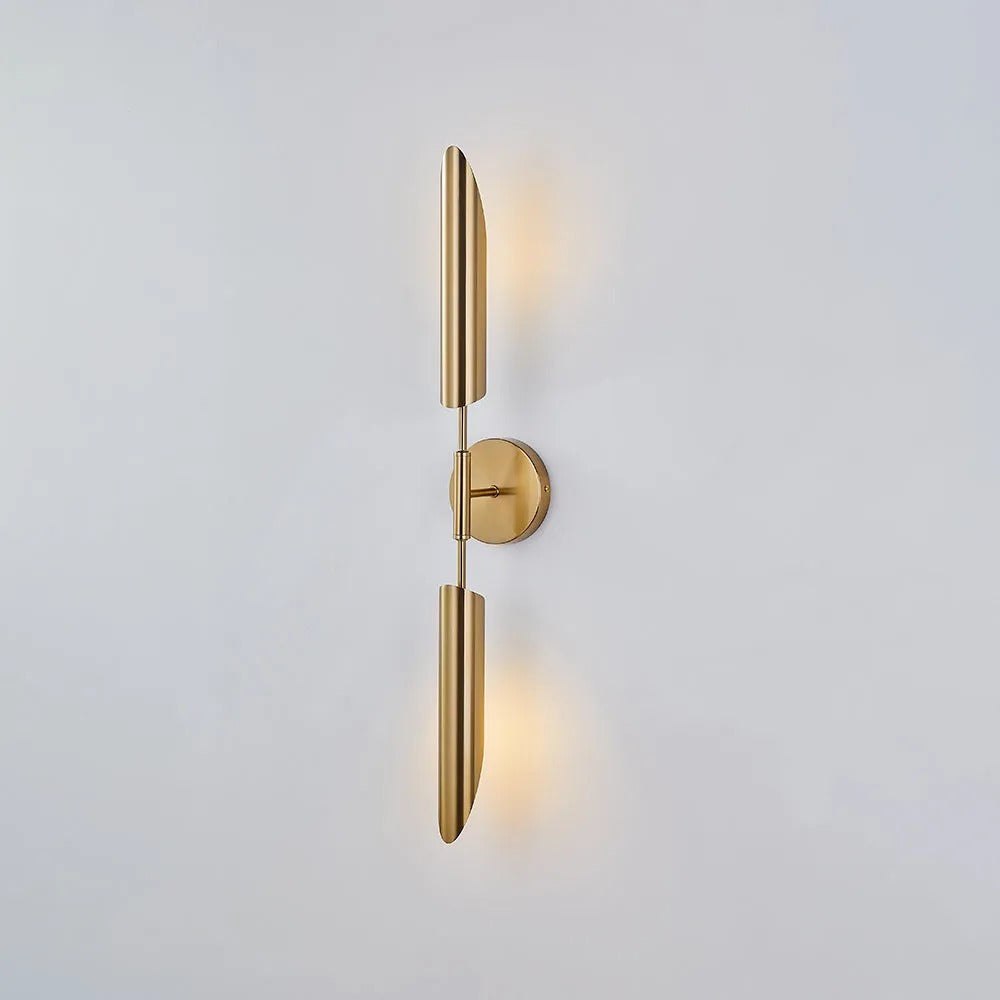 Phira Luxury Double-head Golden Scabbard Wall Lamp | ventumra