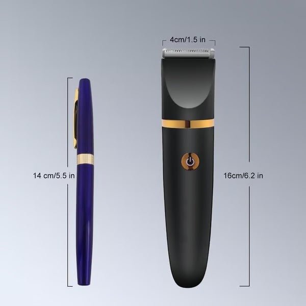 NovaTrim 3-in-1 Waterproof Body and Intimate Razor — Precision Grooming Tool for Men