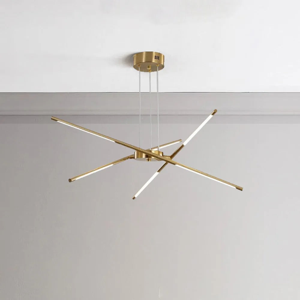 Arisha Pendant Light, Black/Gold, 6/8/10/12 Heads | ventumra