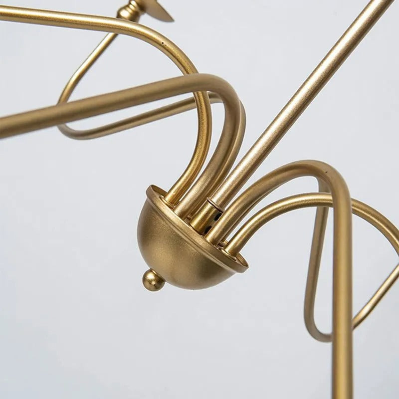 Orix Retro Vintage Candle Metal Chandelier | ventumra