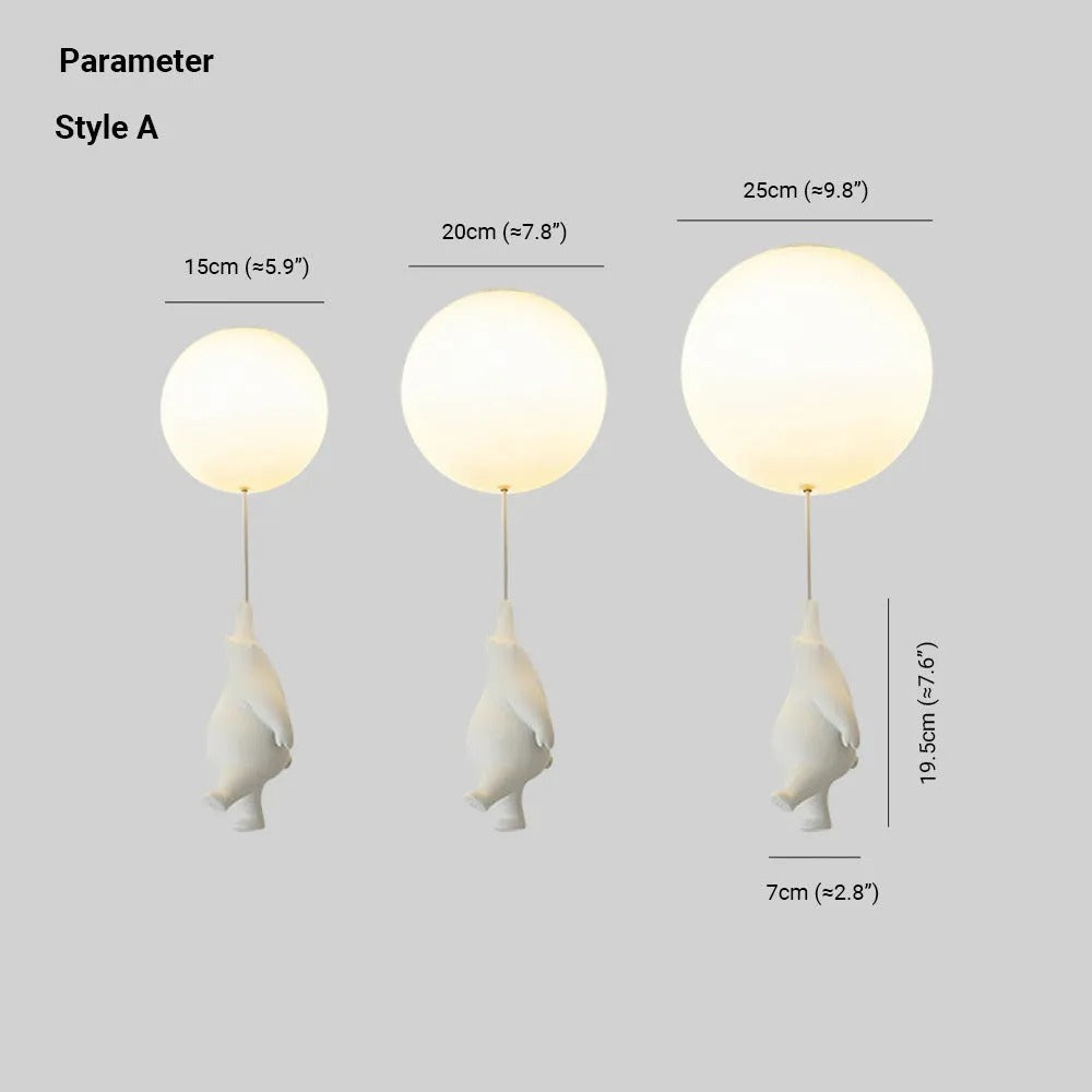 Bear Balloon Ceiling /Pendant Light | ventumra