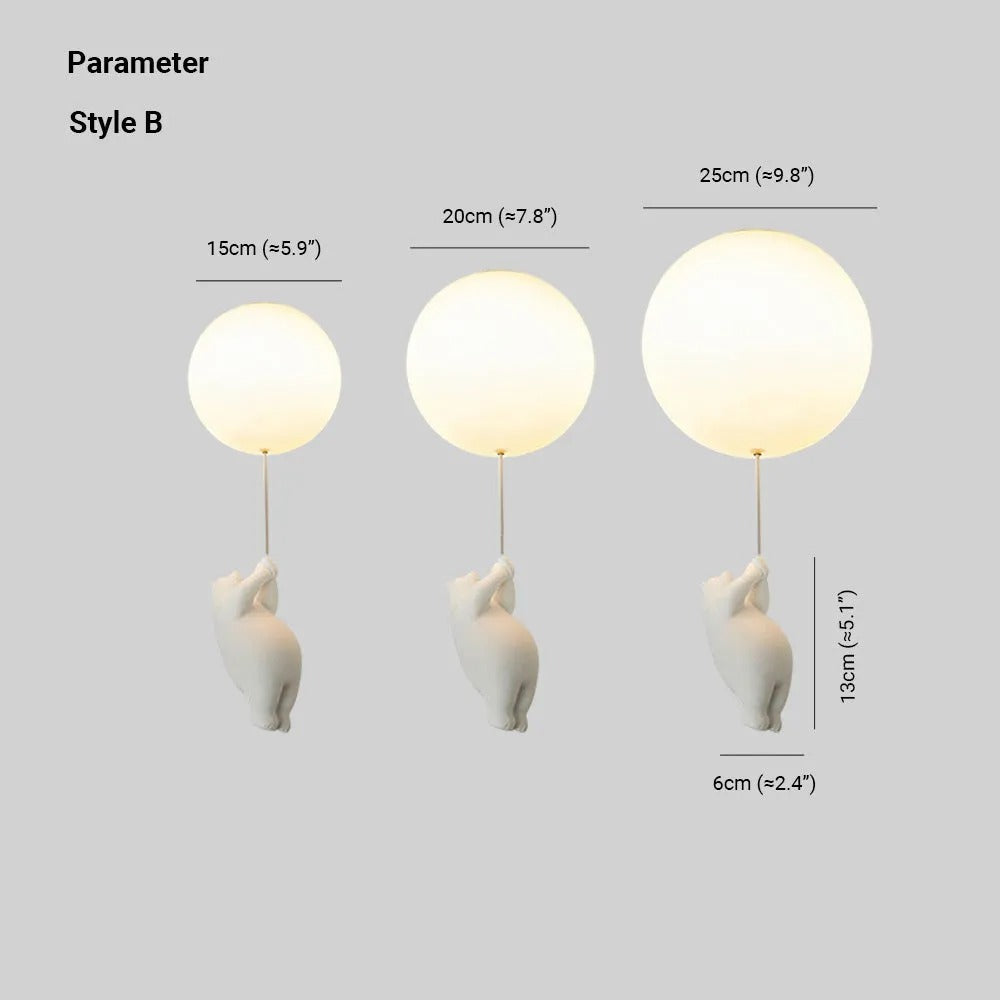 Bear Balloon Ceiling /Pendant Light | ventumra