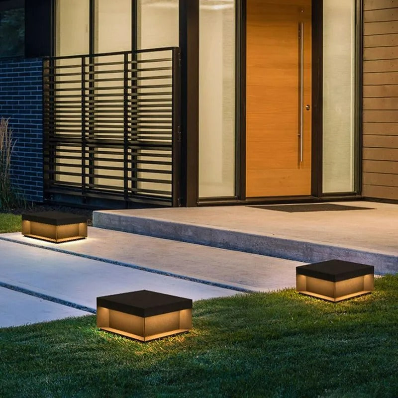 Elow Outdoor Post Lamps Modern Square Solar | ventumra