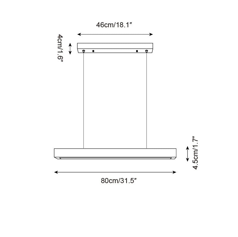 Imiror Minimalist Travertine Linear Pendant Light | ventumra