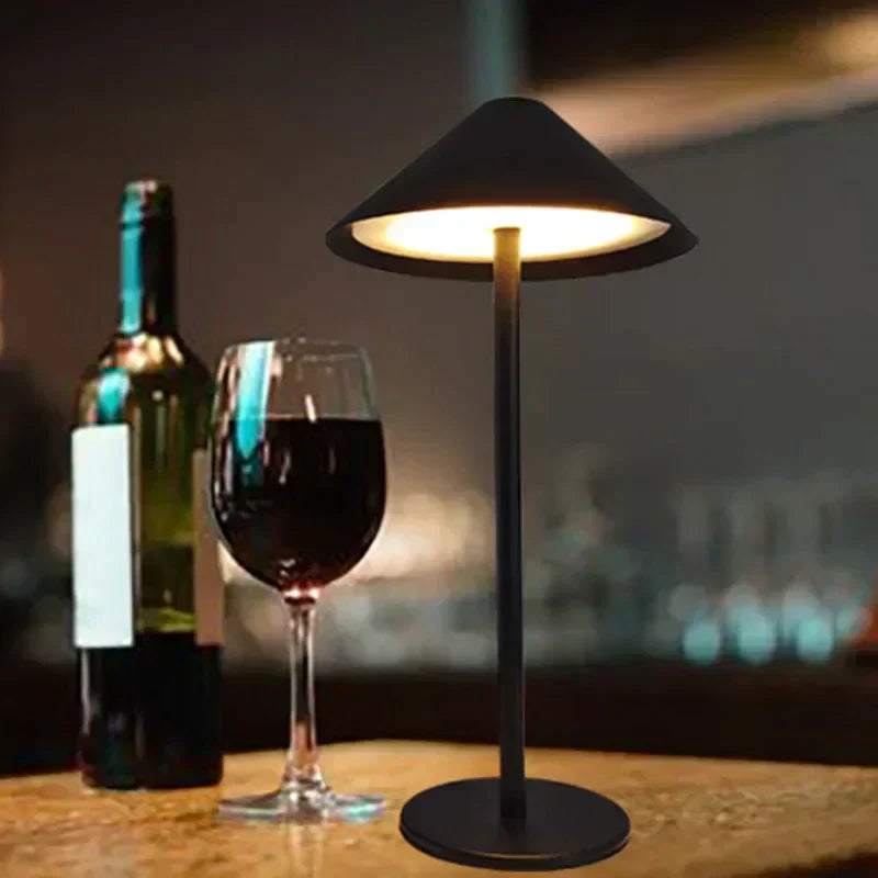 NovaGlow Wireless Desk Lamp With Rechargeable Battery And Adjustable Brightness