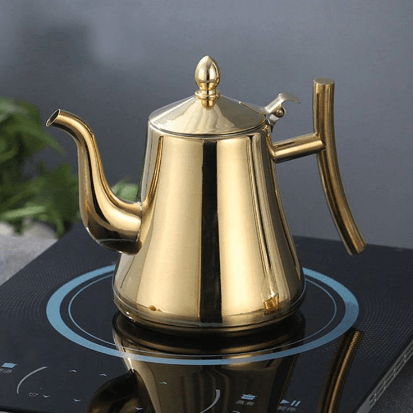 Stainless Steel Kettle with Infuser for Induction Stovetops | ventumra