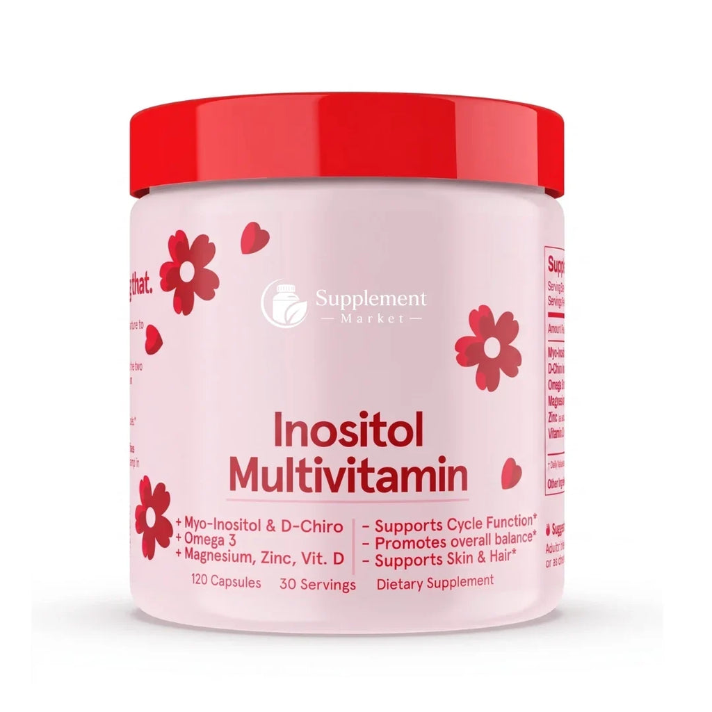 Multivitamines à base d’inositol : mélange d’inositol 40:1 et soutien à l’équilibre hormonal