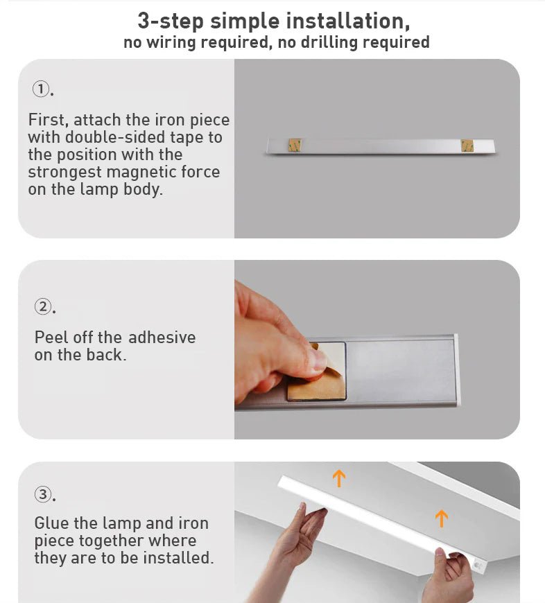 Slim Linear LED Cabinet Light | Ventumra