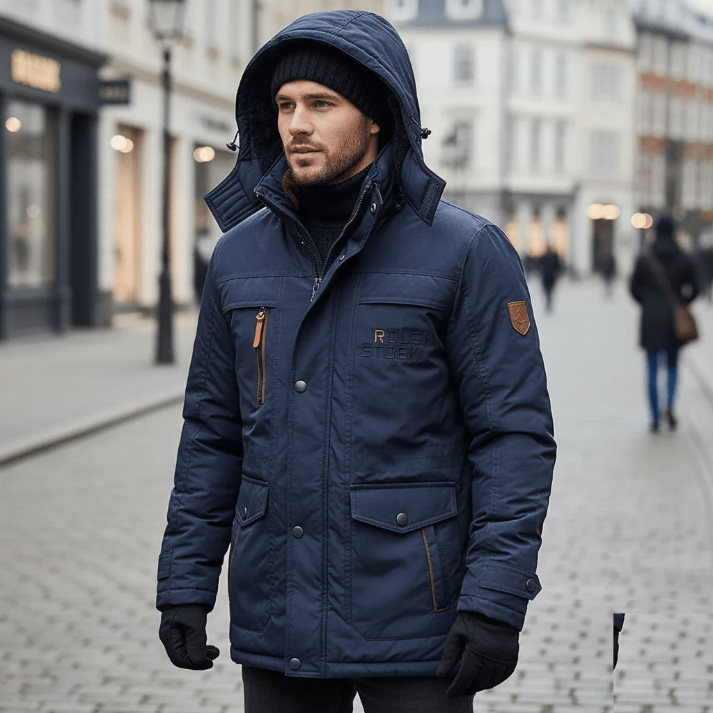 PolarGuard quiltet parka – alsidigt design i mellemlang længde