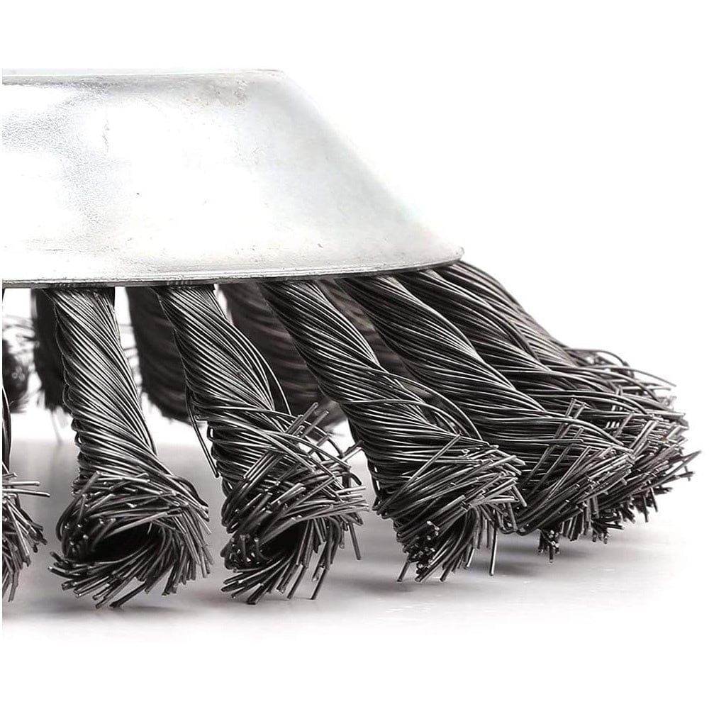 GardenFix Weed Trimmer with 36 Steel Brush Bristles
