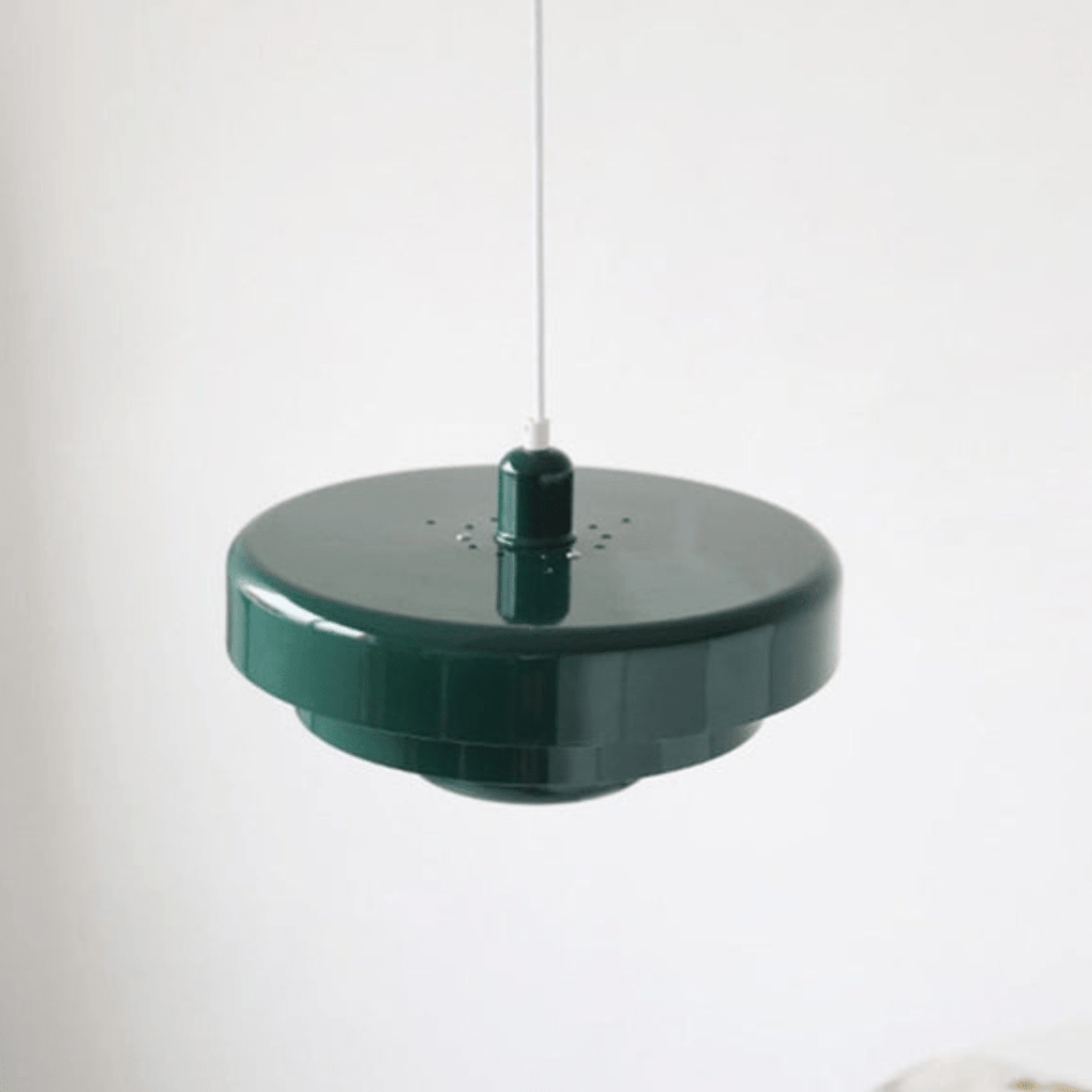 Lumina Three Tier Pendant Light — Macaron Colored Cylindrical Drum Shades