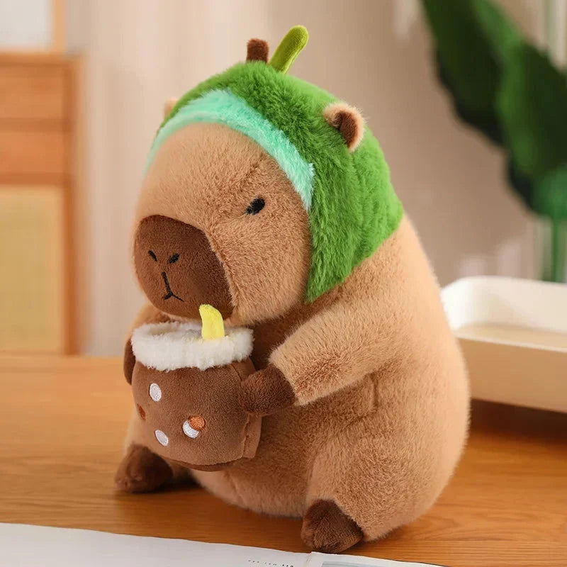 kawaiies-softtoys-plushies-kawaii-plush-Baby Kawaii Capybara Dress-up Plushies Soft toy Flower 12in / 30cm 
