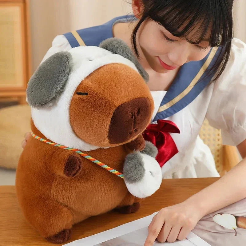 Peluches disfraz de mejores amigos capibara y rana | ventumra
