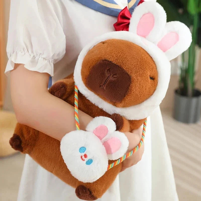 Peluches disfraz de mejores amigos capibara y rana | ventumra