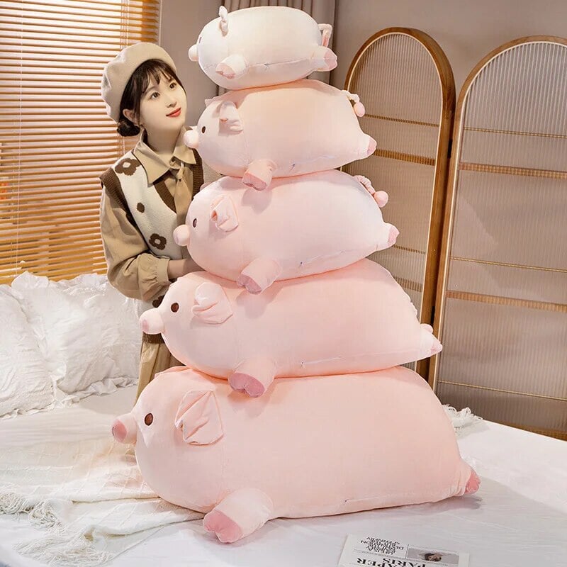 Chubby Chonky Pink Piggy Plushies | NEW | ventumra