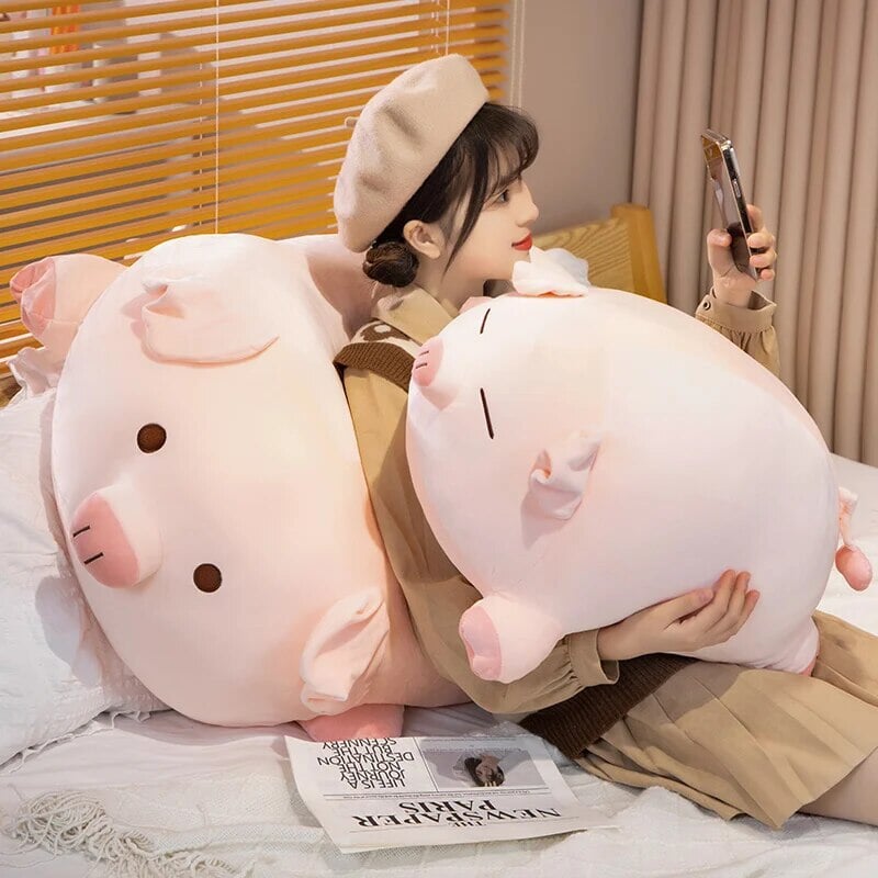 Chubby Chonky Pink Piggy Plushies | NEW | ventumra