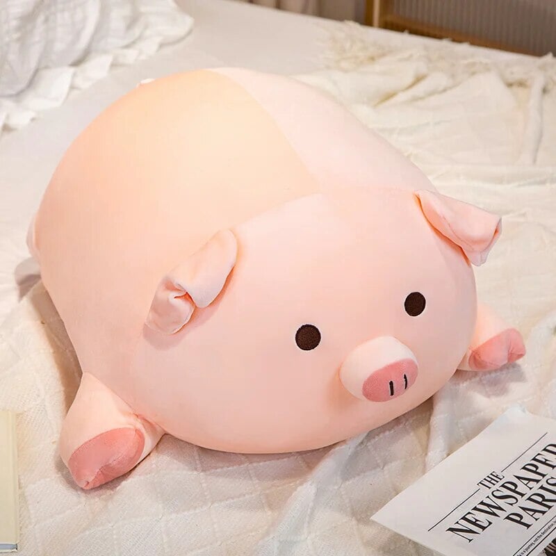 kawaiies-softtoys-plushies-kawaii-plush-Chubby Chonky Pink Piggy Plushies | NEW Soft toy 