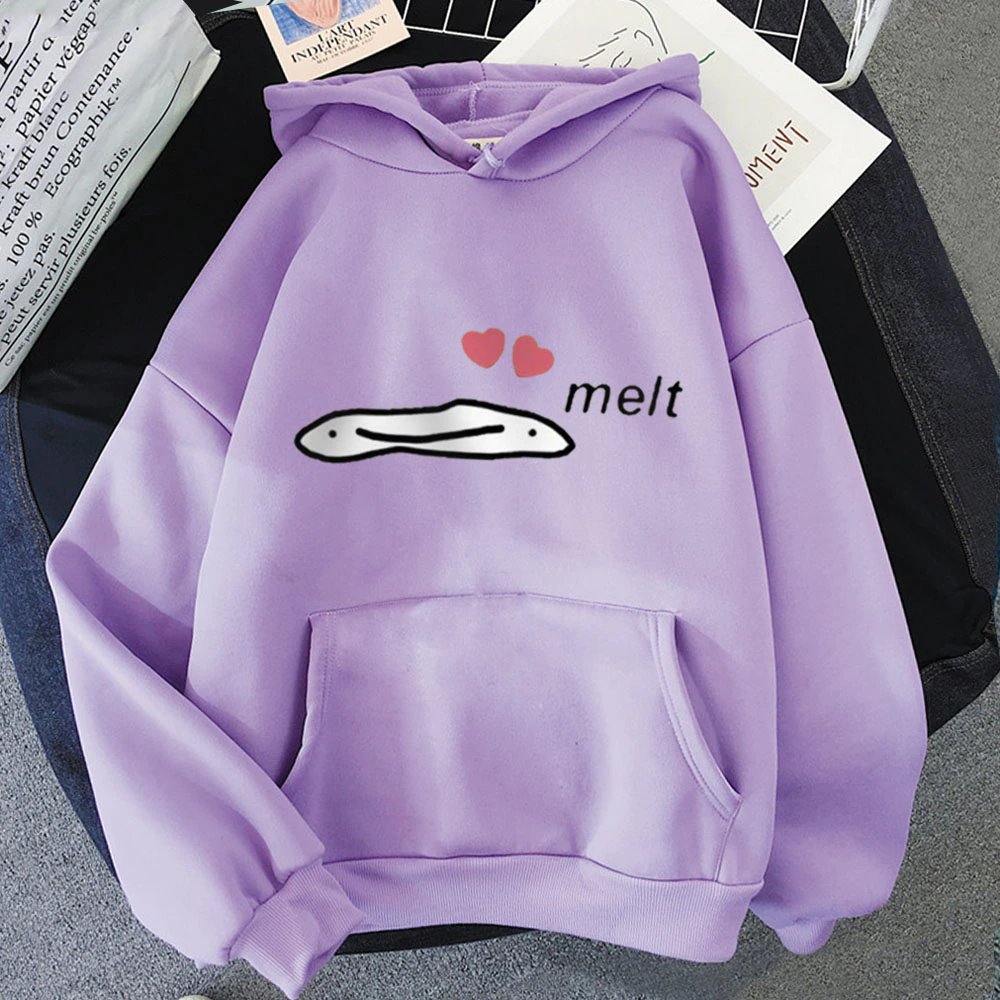 Cute Anime Melting Heart Hoodie | ventumra