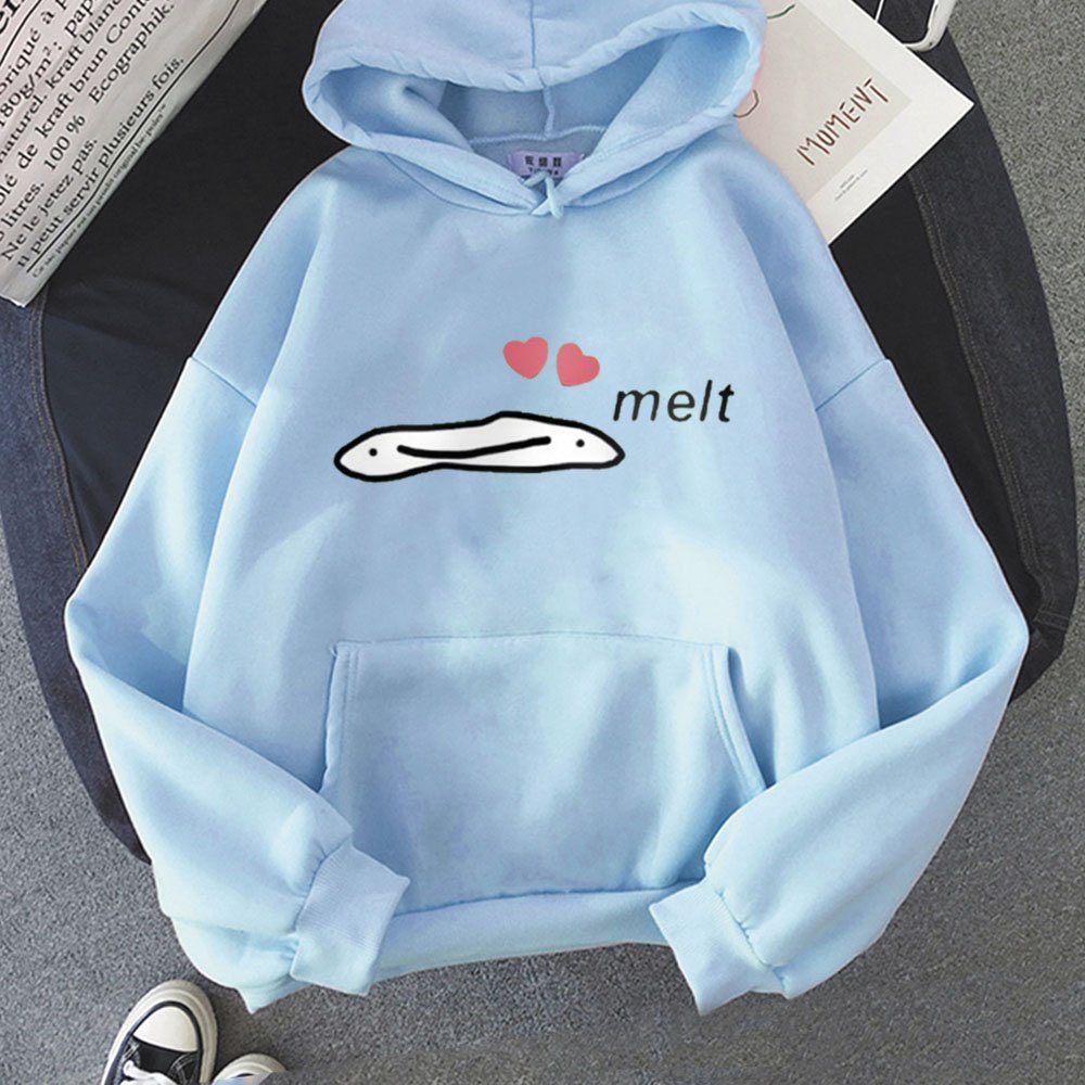 Cute Anime Melting Heart Hoodie | ventumra
