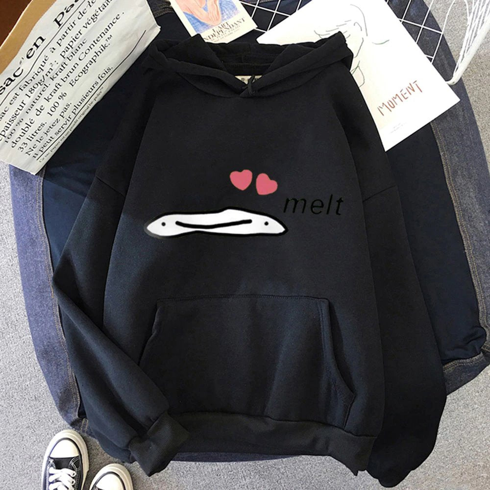 Cute Anime Melting Heart Hoodie | ventumra