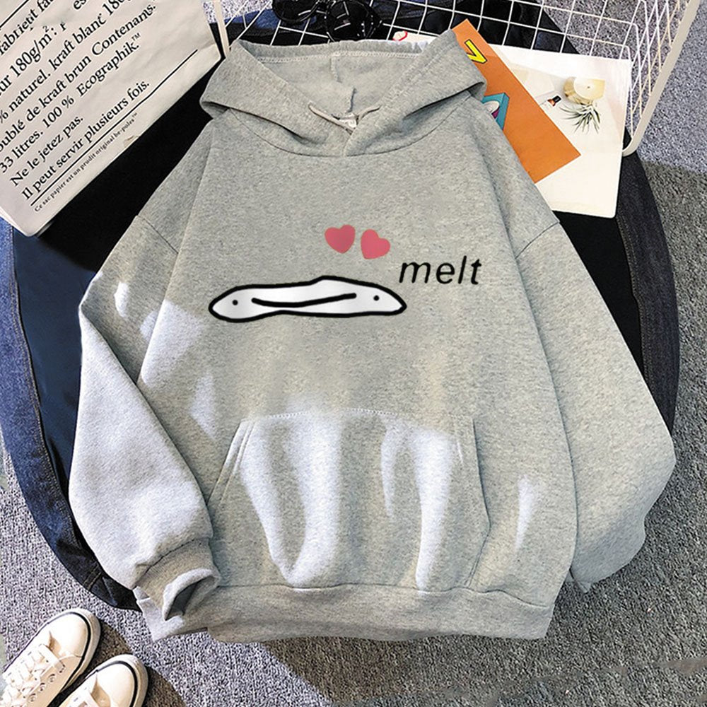 Cute Anime Melting Heart Hoodie | ventumra