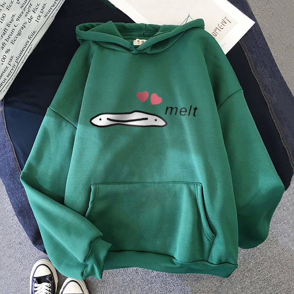 Cute Anime Melting Heart Hoodie | ventumra