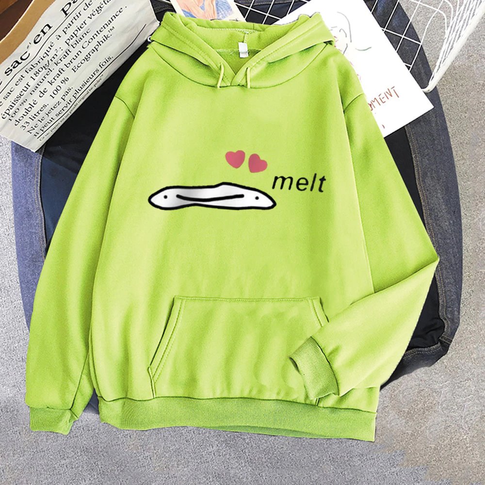 Cute Anime Melting Heart Hoodie | ventumra
