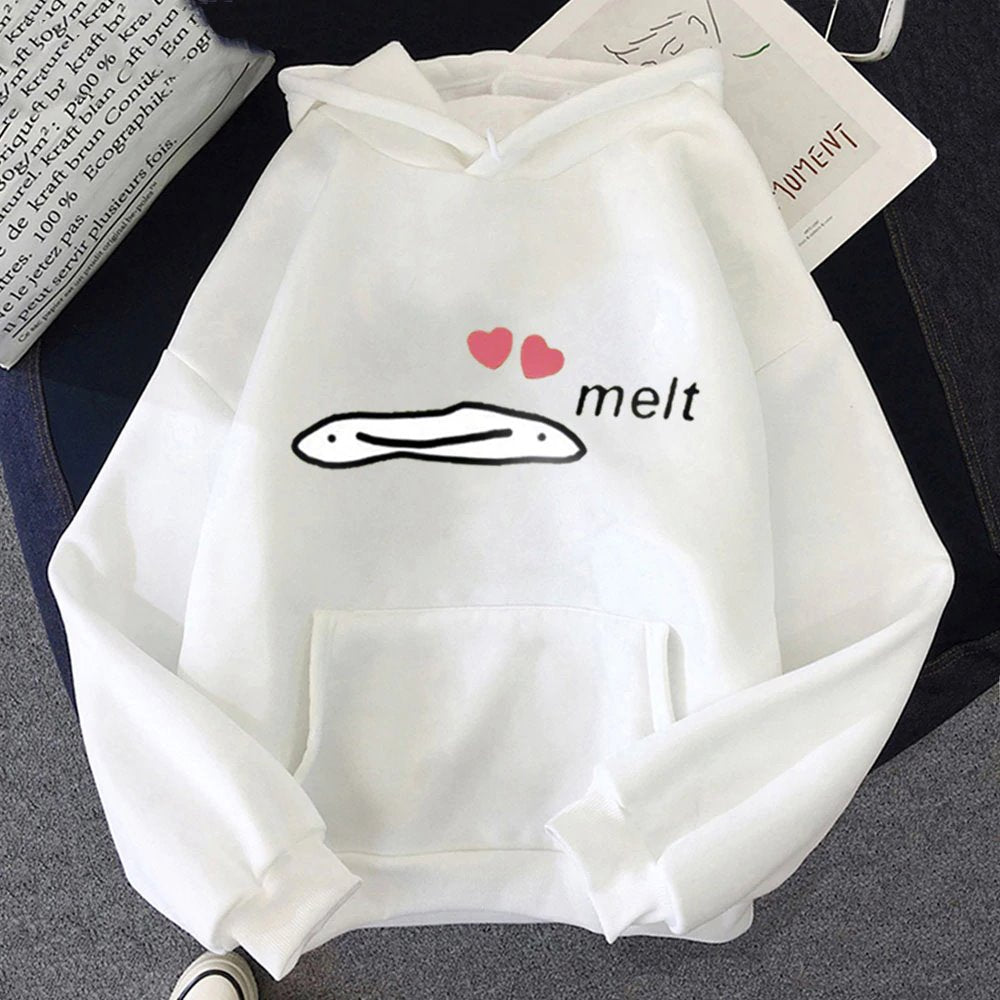 Cute Anime Melting Heart Hoodie | ventumra