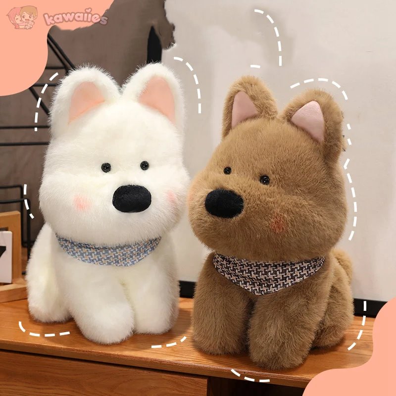 Peluche per cani West Highland Terrier Dougal e Skye | ventumra