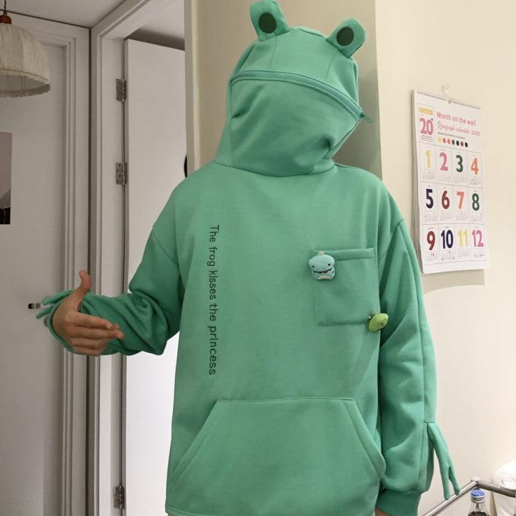 Felpa con cappuccio Frog Hood *ESCLUSIVA* | ventumra