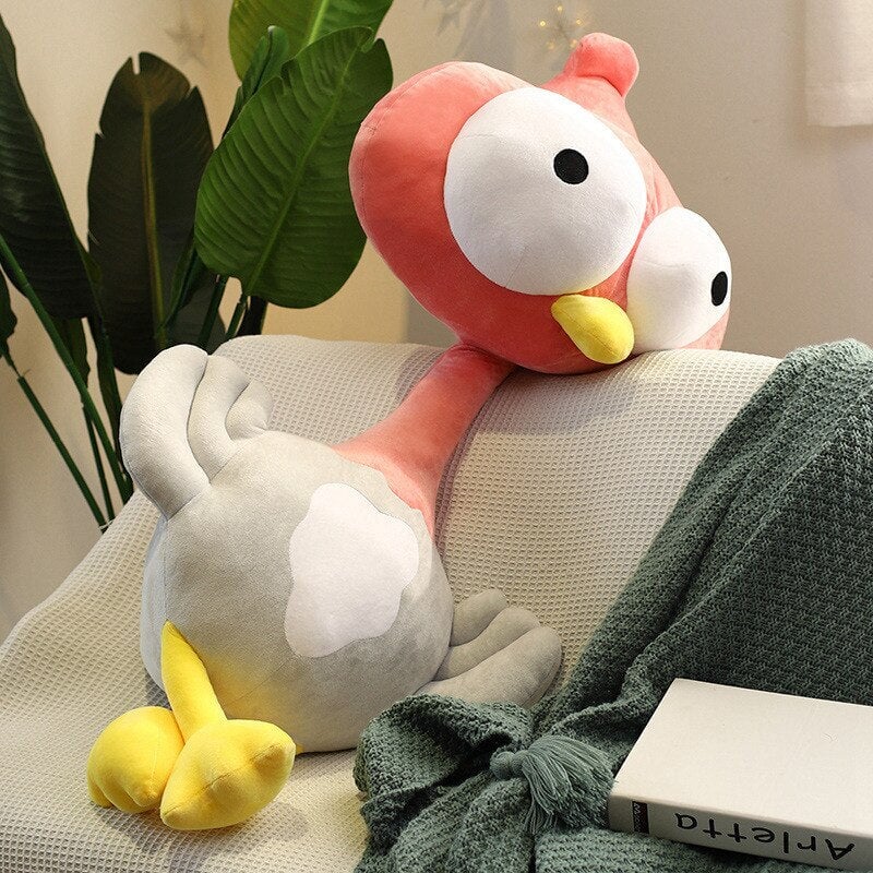 Funny Shocked Giant Ostrich Plushies | ventumra