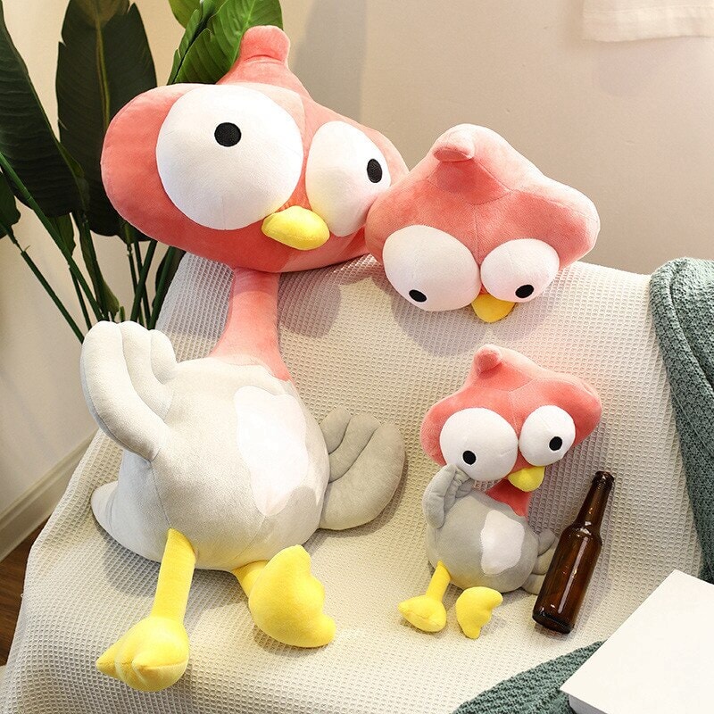 Funny Shocked Giant Ostrich Plushies | ventumra